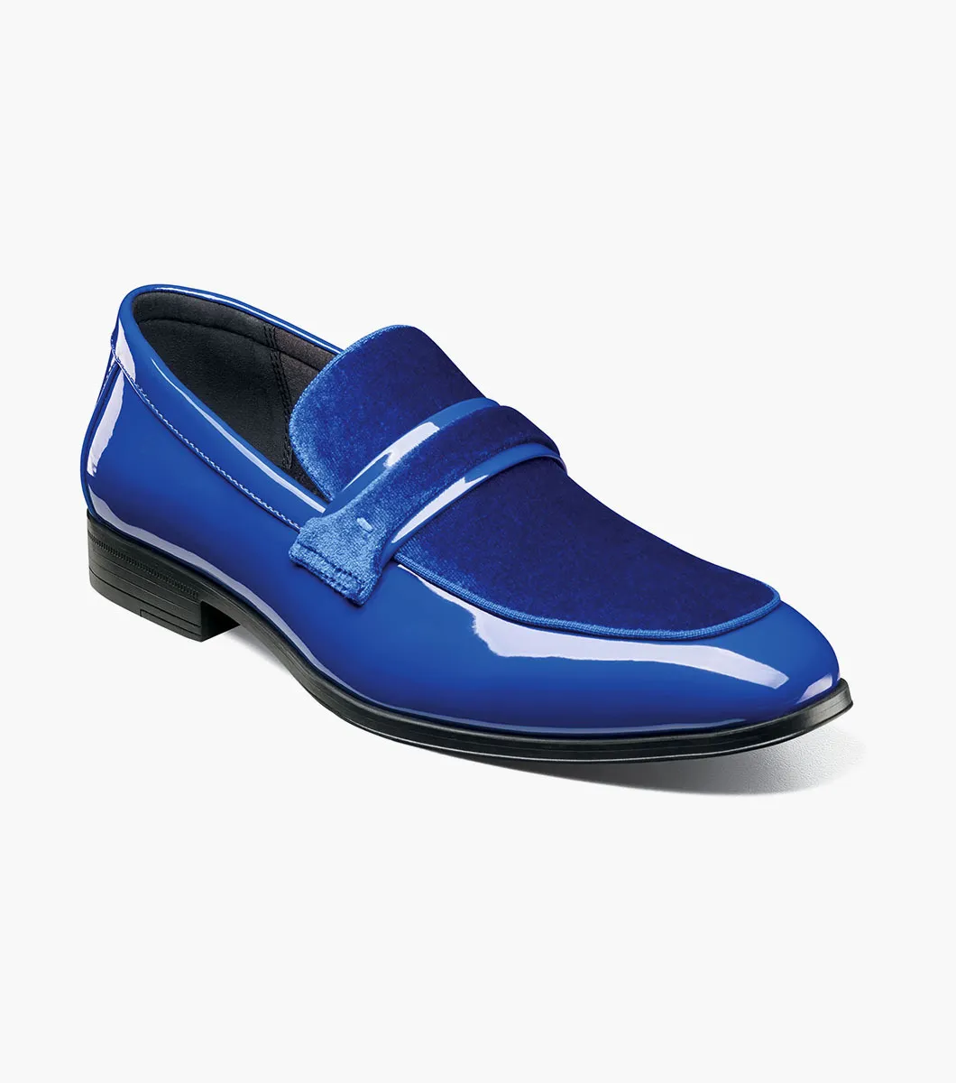 Spratley Moc Toe Saddle Slip On in Royal Blue