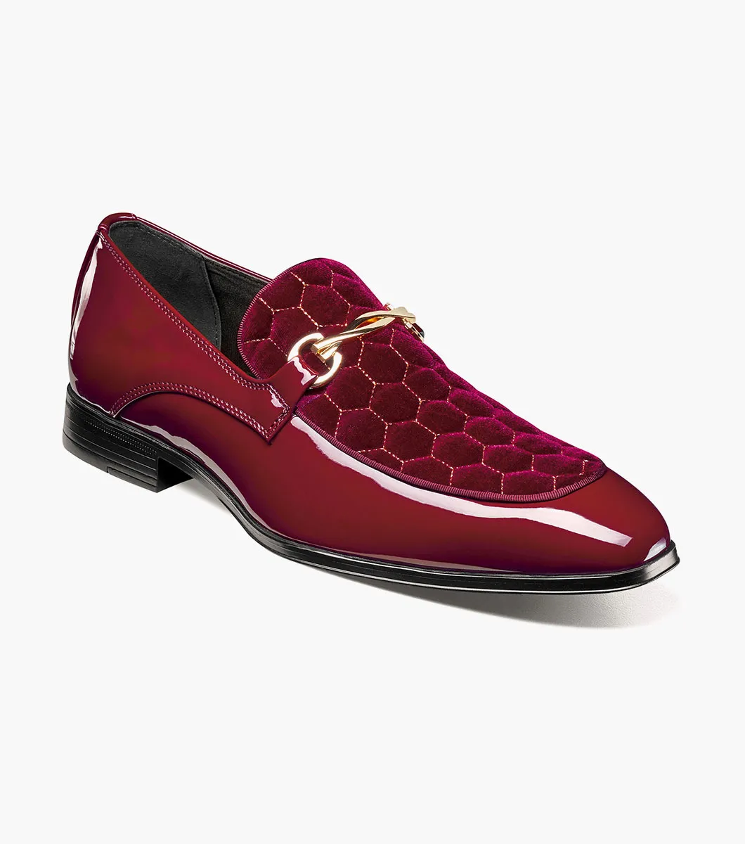Sprague Moc Toe Bit Slip On in Burgundy
