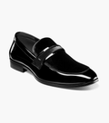 Spratley Moc Toe Saddle Slip On in Black