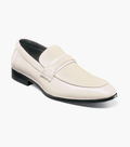 Spratley Moc Toe Saddle Slip On in Ivory