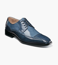 Plaza Modified Cap Toe Oxford in Blue Multi