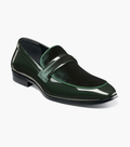Spratley Moc Toe Saddle Slip On in Green