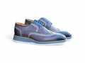 Gray Carrucci Gorgeous lace-up Oxford shoes