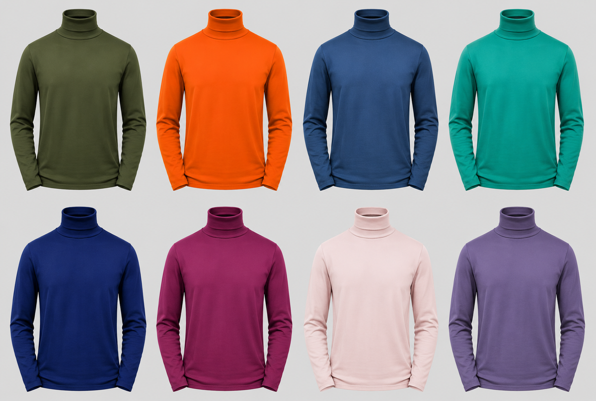 EJ Samuel - Kent Park Men's Mock Neck Long Sleeve Sweater