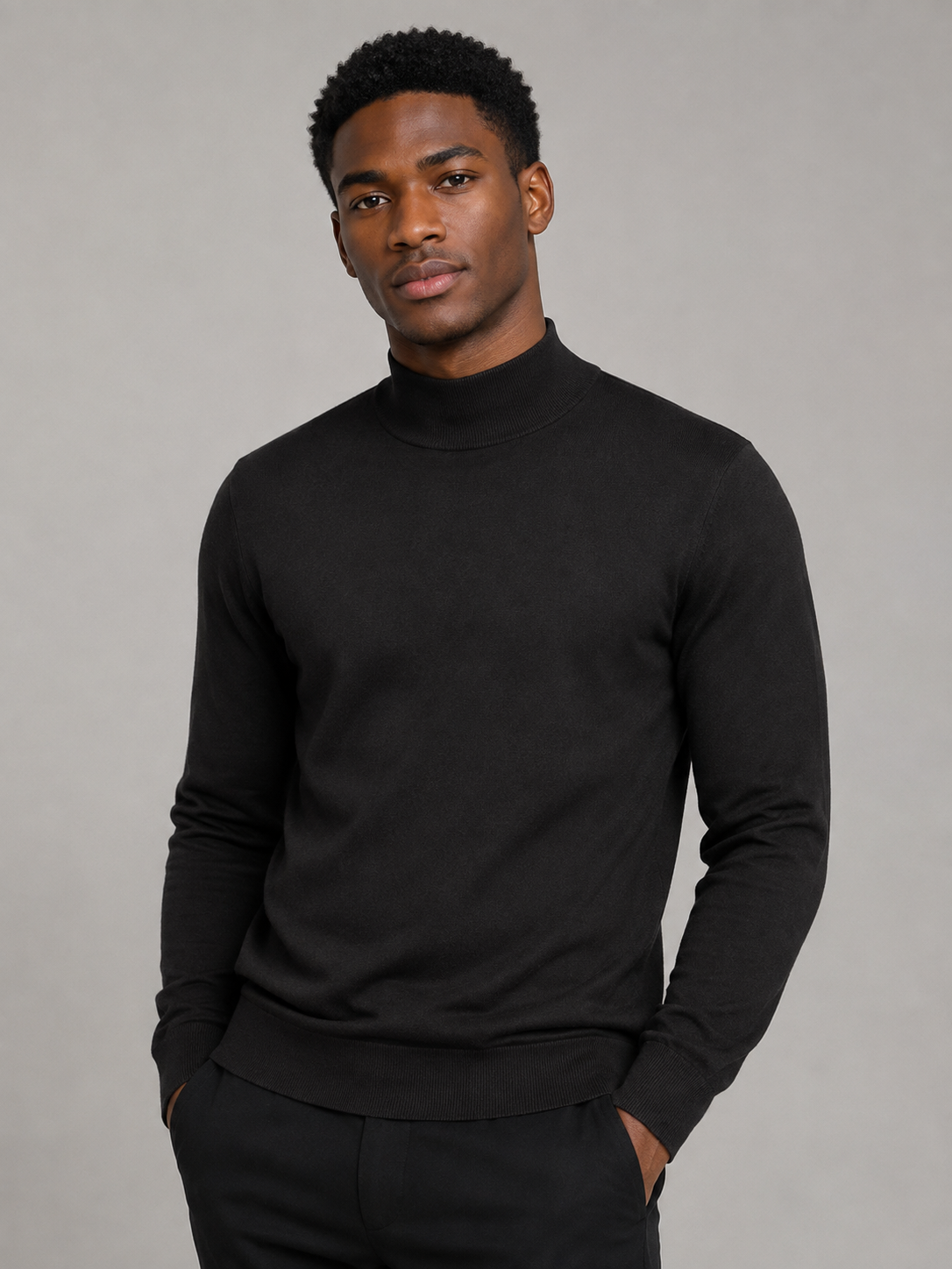 St. Patrick Men's Mock Neck Long Sleeve Sweater Small Sizes