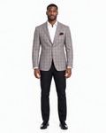 Stacy Adams Window Plaid Blazer Jacket