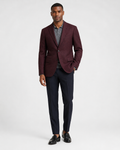 Douglas & Grahame Men's Solid Wool Blazer - Red