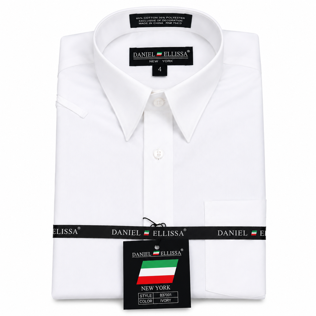 Daniel Ellissa Boys Long Sleeve Dress Shirt