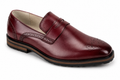 Giovanni Silvio Penny Loafer Dress Shoes Wine
