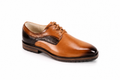 Giovanni Stef Plain Toe Lace Dress Shoes Tan
