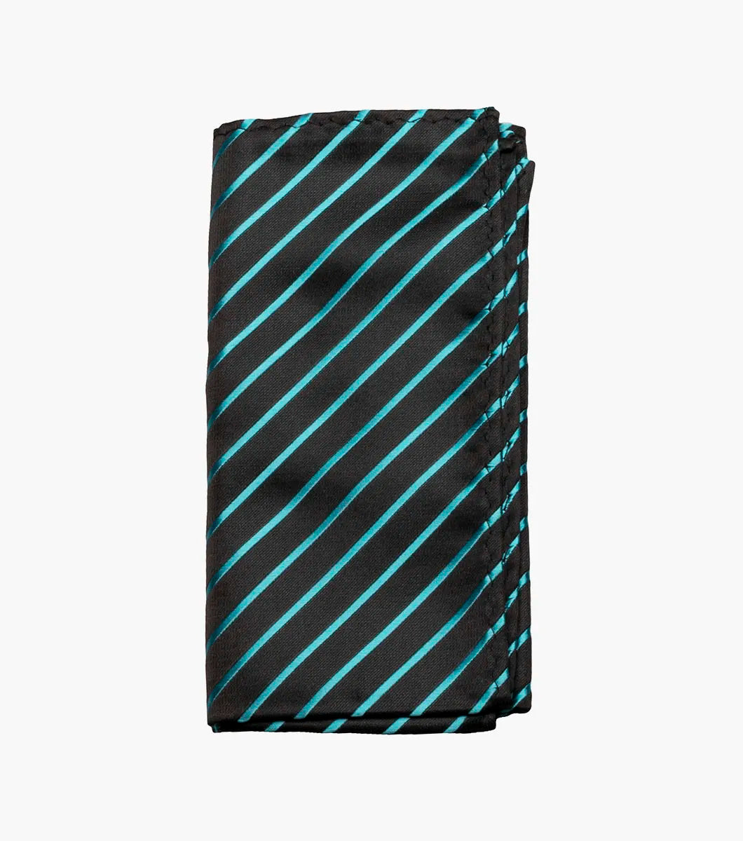 Stacy Adams Formal Teal Men's Tie & Hanky Set