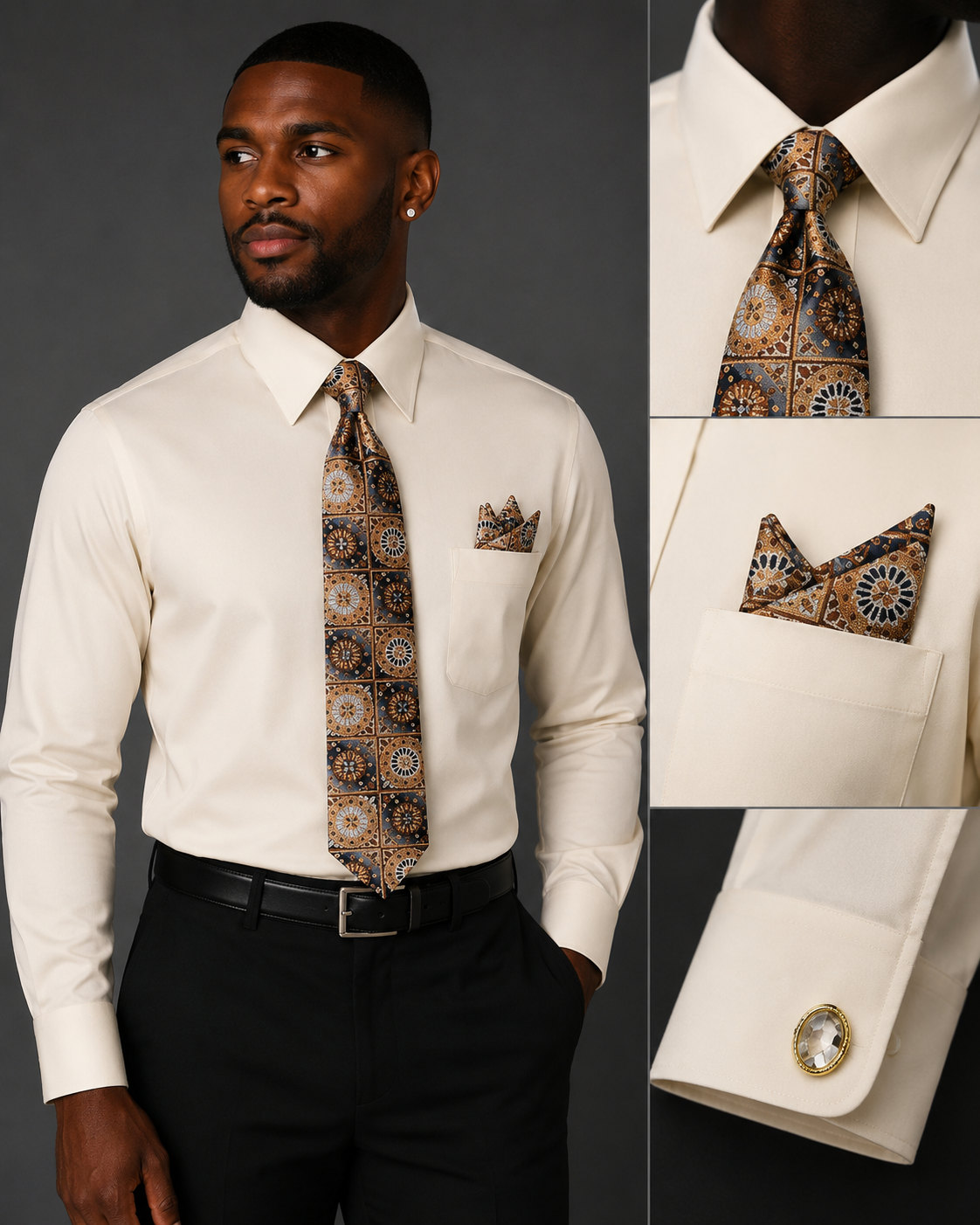 St. Patrick Men's Refined Elegance Dress Shirt