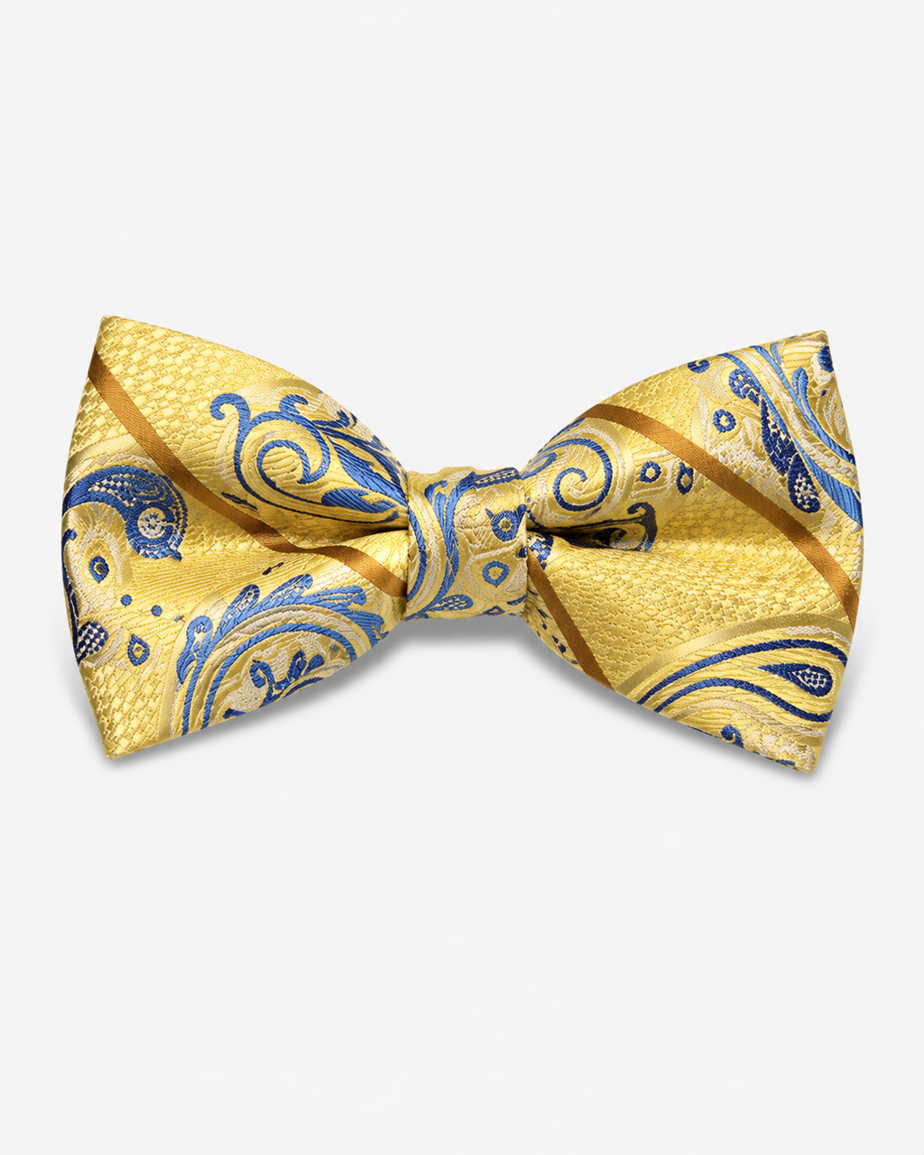 Stacy Adams Bow Tie & Hanky Set – Yellow Multi
